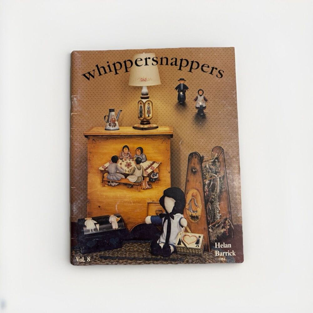 Whippersnappers Volume 8 Helan Barrick Tole Painting Book 1984 Patterns